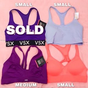 Victoria’s Secret SPORT & PINK Sports Bras (S & M)